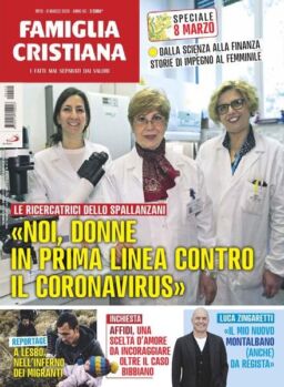Famiglia Cristiana – 8 Marzo 2020