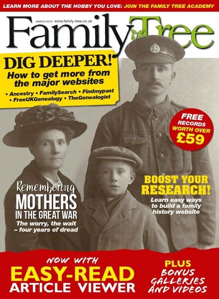Family Tree UK – March 2018 Cover