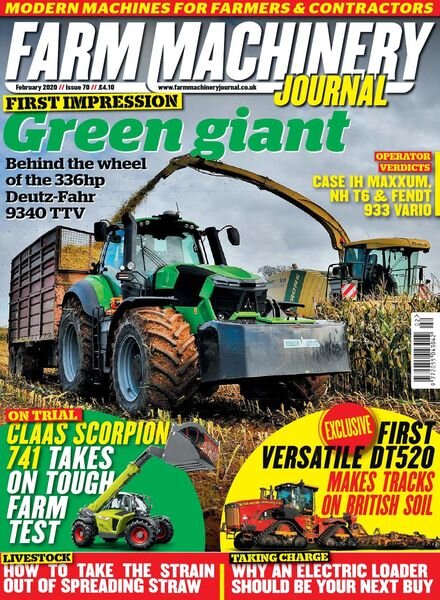 Farm Machinery Journal – February 2020 Cover