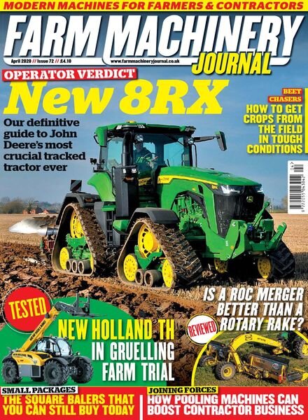 Farm Machinery Journal – Issue 72 – April 2020 Cover