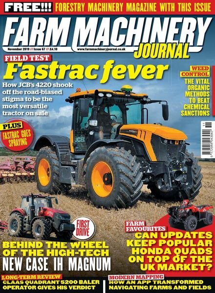 Farm Machinery Journal – November 2019 Cover