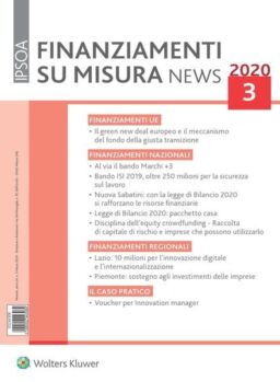 Finanziamenti su misura news – Marzo 2020