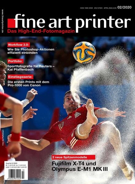 FineArtPrinter – April 2020 Cover