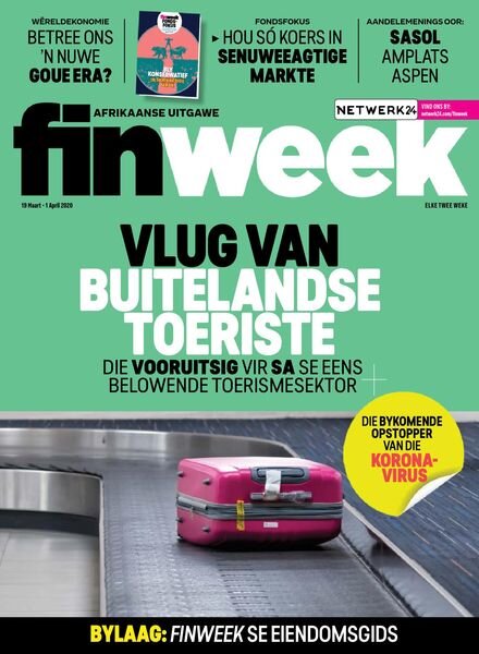 Finweek Afrikaans Edition – Maart 19, 2020 Cover