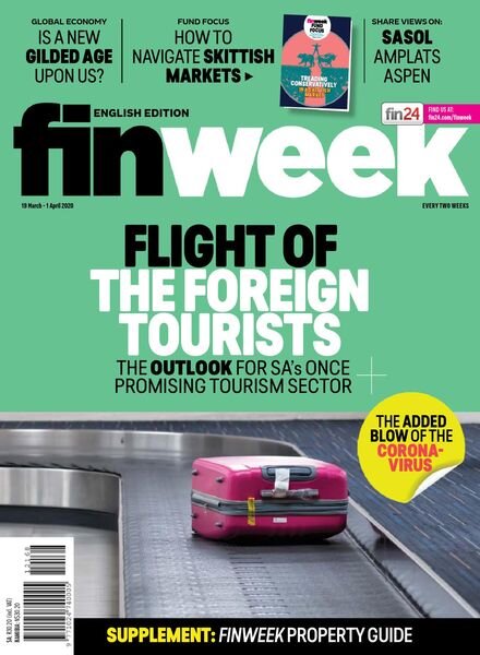 Finweek English Edition – March 19, 2020 Cover