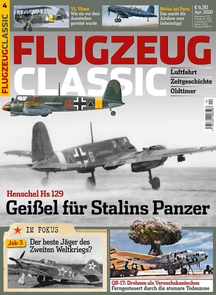 Flugzeug Classic – April 2020 Cover