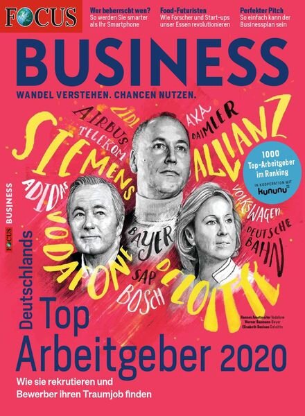Focus Business – Nr.1, 2020 Cover