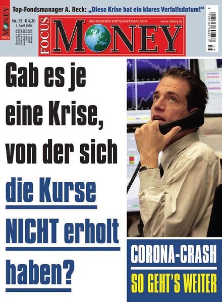 Focus Money – 1 April 2020 Cover
