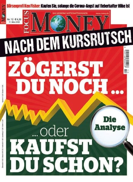 Focus Money – 11 Marz 2020 Cover