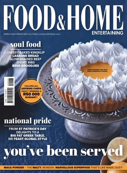 Food & Home Entertaining – March 2020 Cover