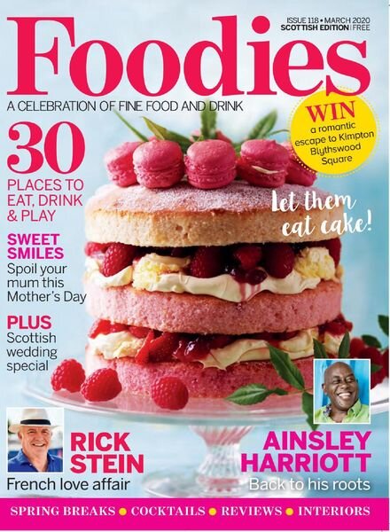 Foodies Magazine – March 2020 Cover