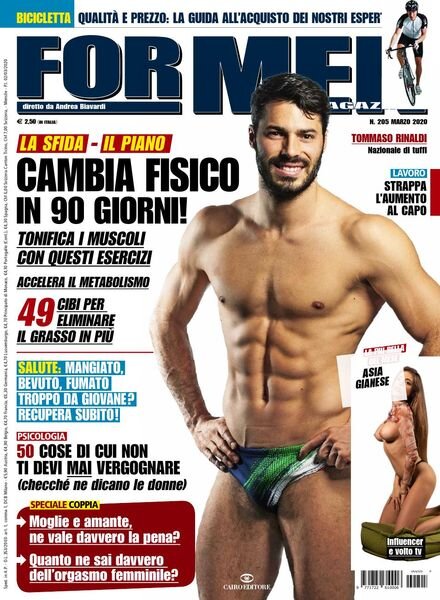 For Men Magazine – Marzo 2020 Cover