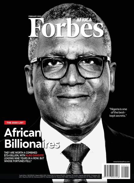 Forbes Africa – February 2020 Cover