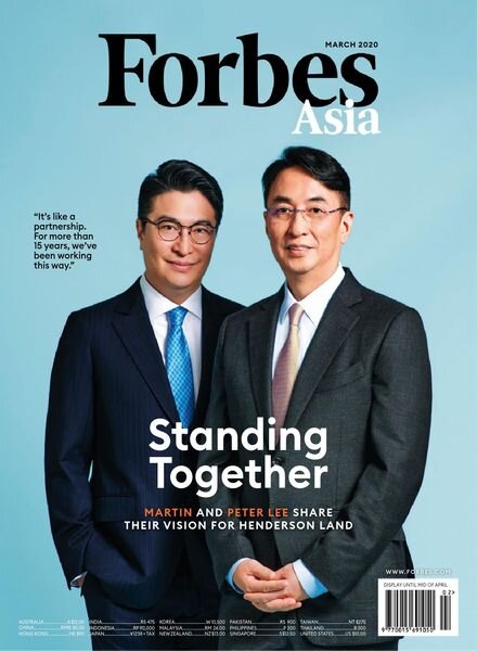 Forbes Asia – March 2020 Cover