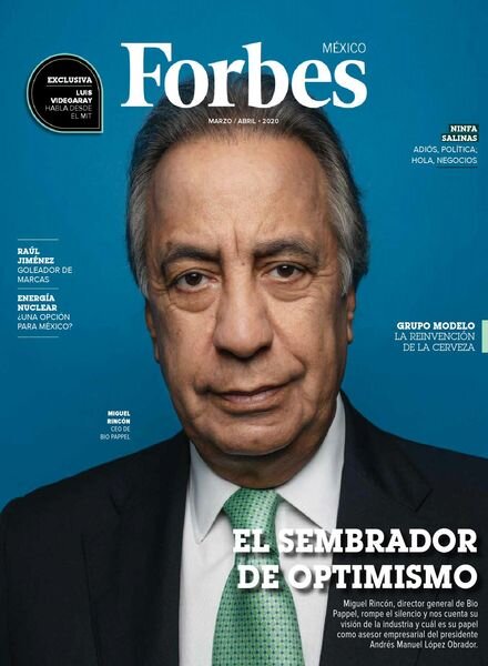 Forbes Mexico – marzo 2020 Cover