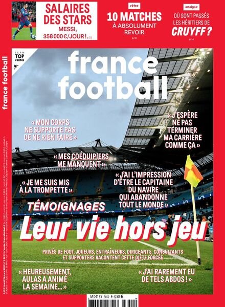 France Football – 24 mars 2020 Cover