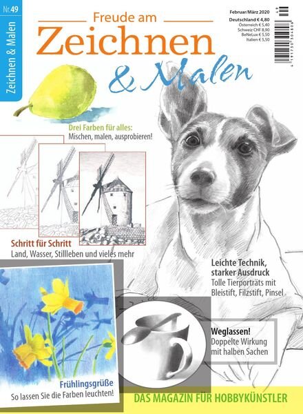 Freude am Zeichnen & Malen – Februar-Marz 2020 Cover