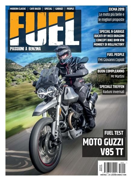 Fuel Magazine – Dicembre 2019 – Gennaio 2020 Cover
