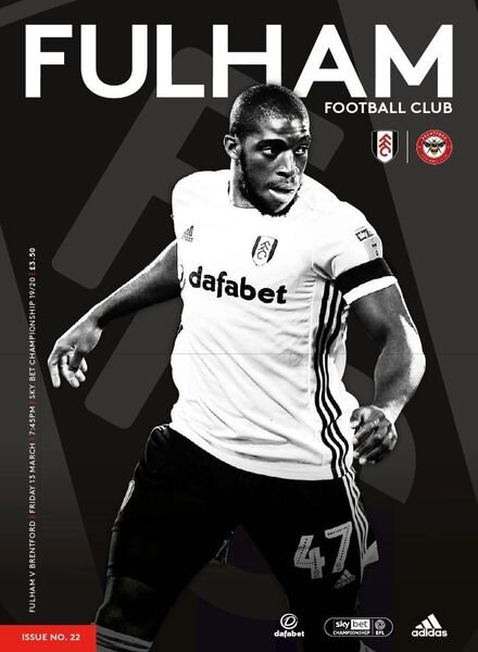 Fulham FC – Fulham v Brentford – 13 March 2020 Cover