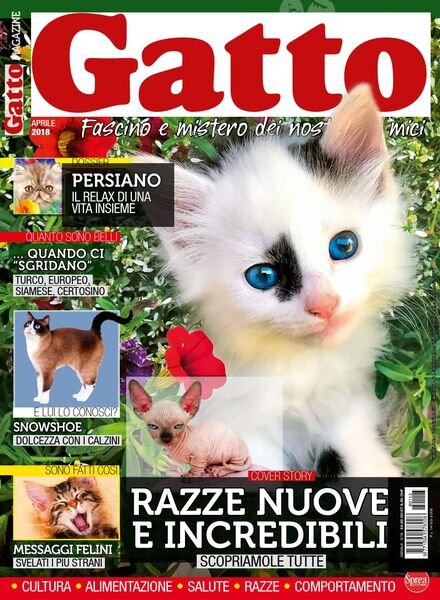 Gatto Magazine – Aprile 2018 Cover