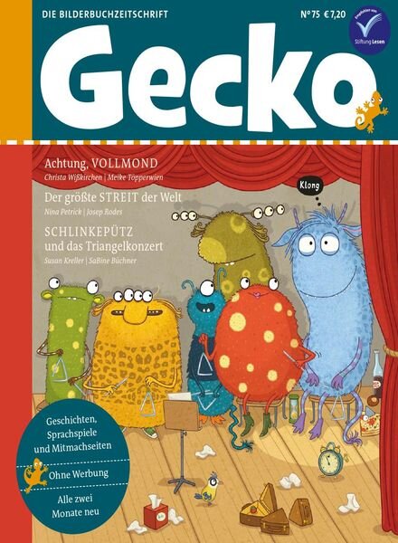 Gecko Nr.75 – Januar-Februar 2020 Cover