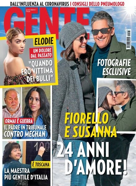 Gente Italia – 22 febbraio 2020 Cover