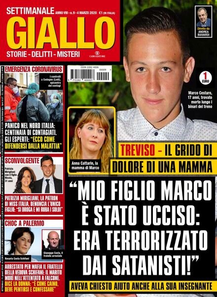 Giallo – 4 Marzo 2020 Cover