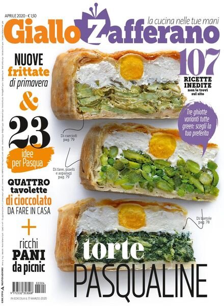 Giallo Zafferano – Aprile 2020 Cover