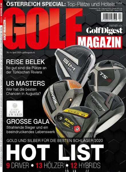 Golf Magazin – Marz 2020 Cover