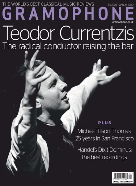 Gramophone – March 2020 Cover
