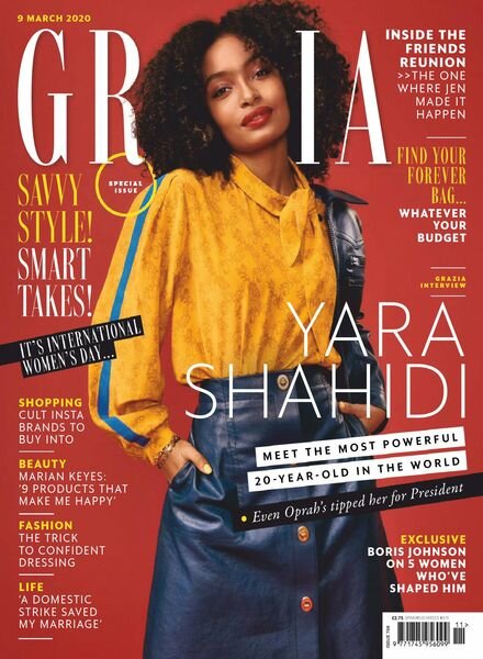 Grazia UK – 09 March 2020 Cover