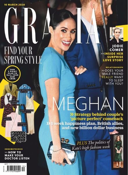Grazia UK – 16 March 2020 Cover