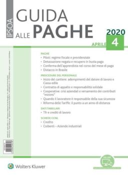Guida alle paghe – Aprile 2020