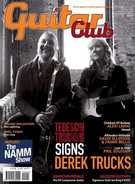 Guitar Club Magazine – Marzo 2019 Cover