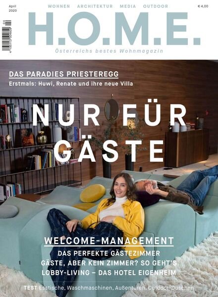 H.O.M.E Austria – April 2020 Cover