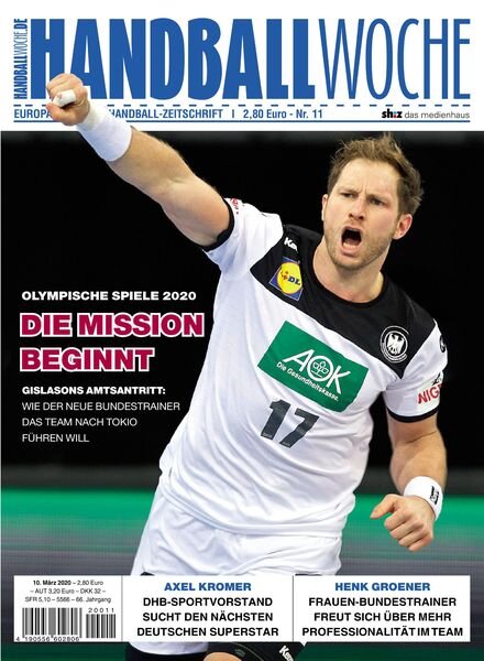 Handballwoche – 10 Marz 2020 Cover