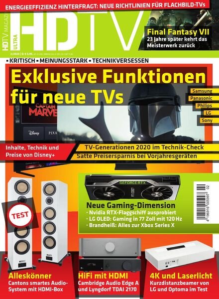 HDTV Magazin – Marz 2020 Cover