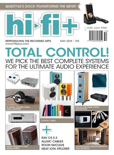 Hi-Fi+ – Issue 159 – May 2018 Cover