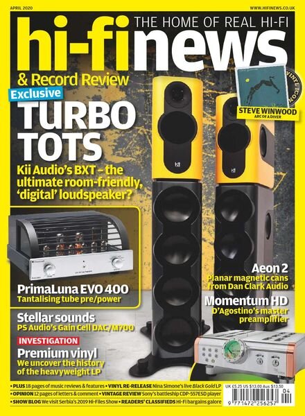 Hi-Fi News – April 2020 Cover