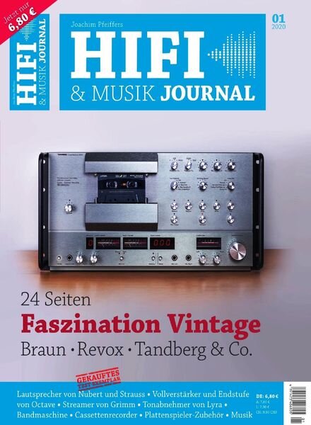 Hifi & Musik Journal – Nr.1 2020 Cover