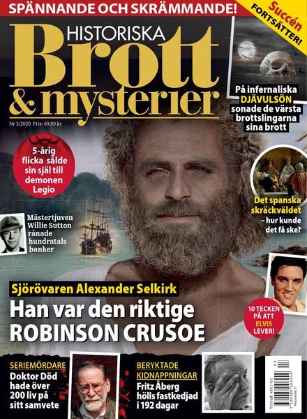 Historiska Brott & Mysterier – mars 2020 Cover