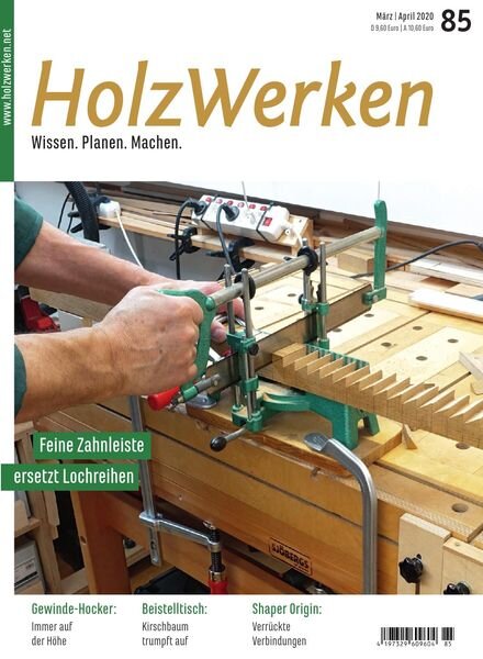 HolzWerken – Marz-April 2020 Cover