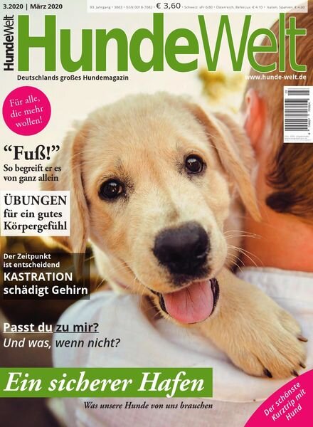 HundeWelt – Marz 2020 Cover