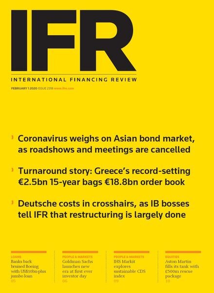 IFR Magazine – February 2020 Cover