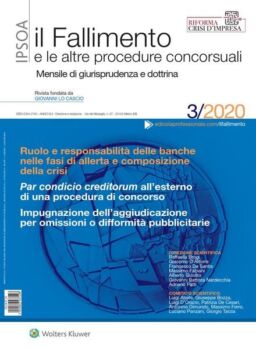 Il Fallimento – Marzo 2020