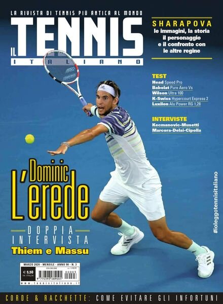 Il Tennis Italiano – Marzo 2020 Cover