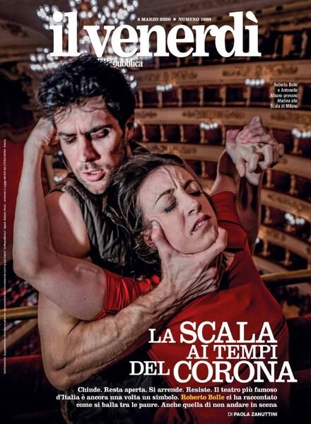 Il Venerdi di Repubblica – 6 Marzo 2020 Cover