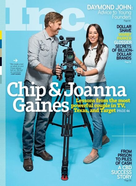 Inc Magazine – March 2020 Cover