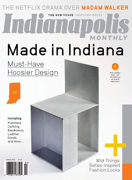 Indianapolis Monthly – March 2020 Cover