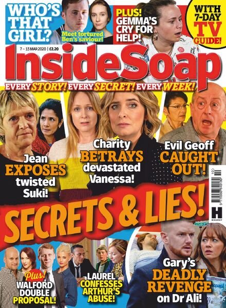 Inside Soap UK – 07 March 2020 Cover